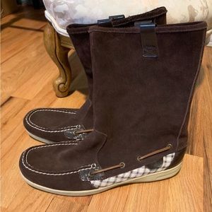 Sperry Brown Suede Leather Boots 10M